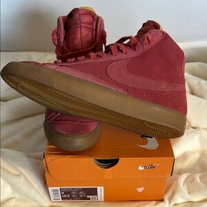 Nike Pink High-Top Sneakers